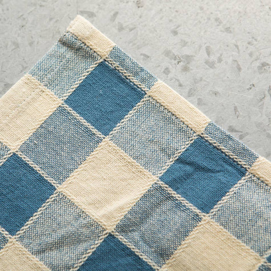 Woven Cocktail Napkin Set: Ocean Blue