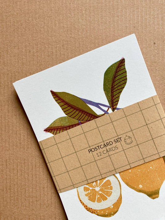 Fruits Postcard Set (12 Cards)