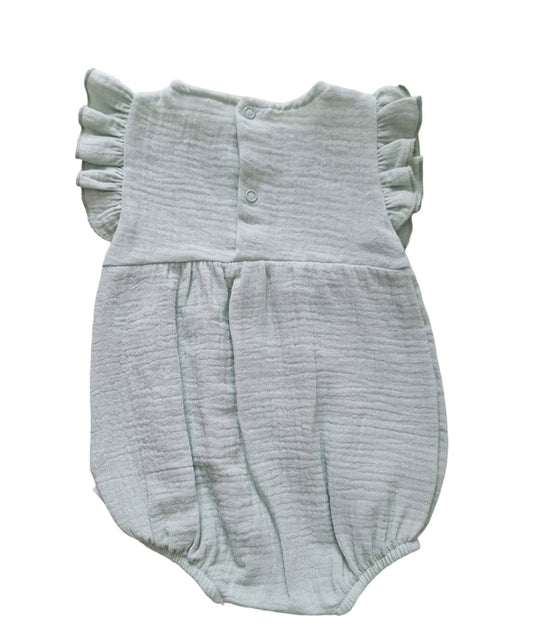 Organic Cotton Onesie: Sage