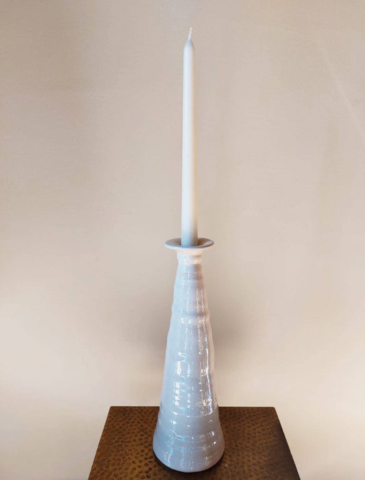 Large Ceramic Candle - White