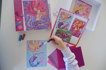 'Sparkling Mermaids' Card Kit