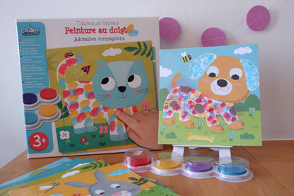 'Adorable Companions' Finger Painting Kit