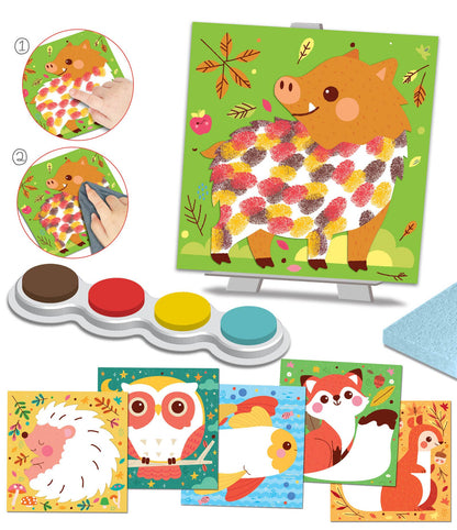 'Animals in the Country' Finger Painting Kit