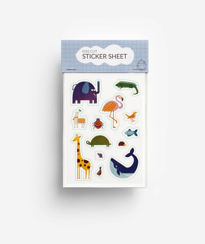 Animals Sticker Sheet