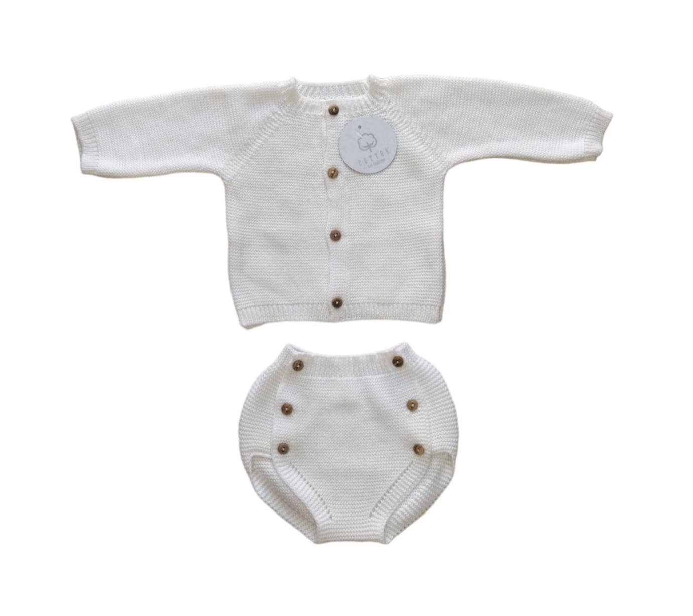 Jacket Set with Diaper Cover: 0-3 months