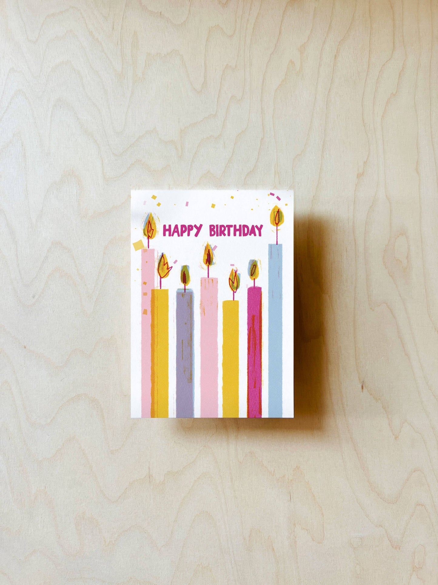 Birthday Candles Postcard