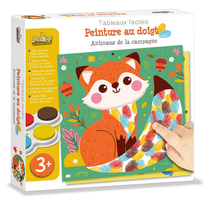 'Animals in the Country' Finger Painting Kit