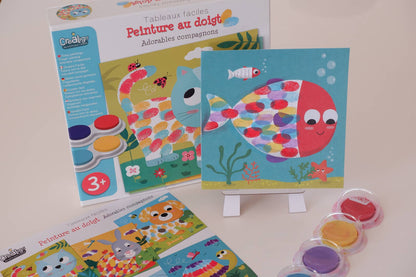 'Adorable Companions' Finger Painting Kit