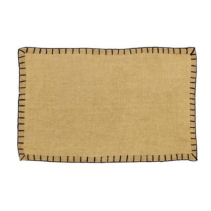 Set of 4 Beige Linen Placemats