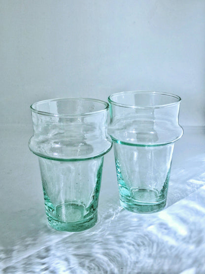 Transparent Moroccan Beldi glass