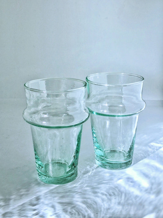 Transparent Moroccan Beldi glass