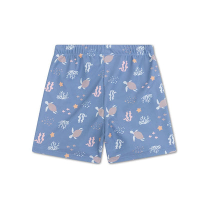 Turtle Coral Swim Trunks