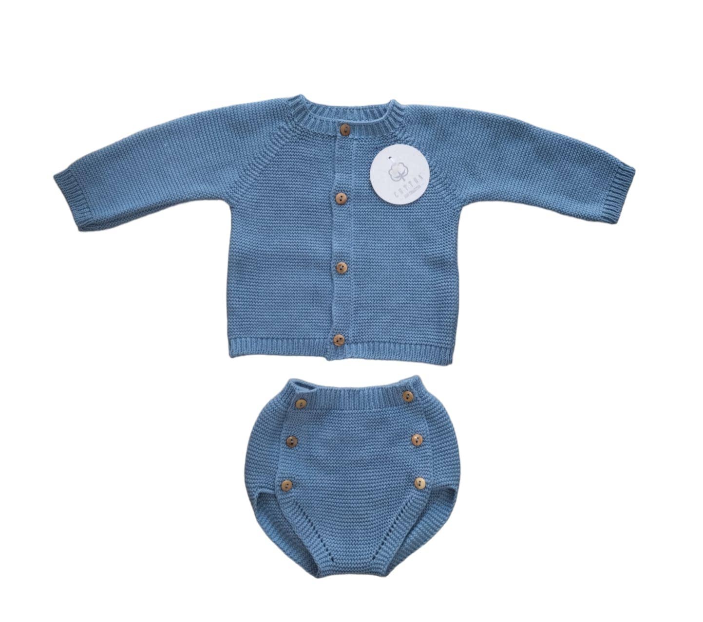 Jacket Set with Diaper Cover: 0-3 months