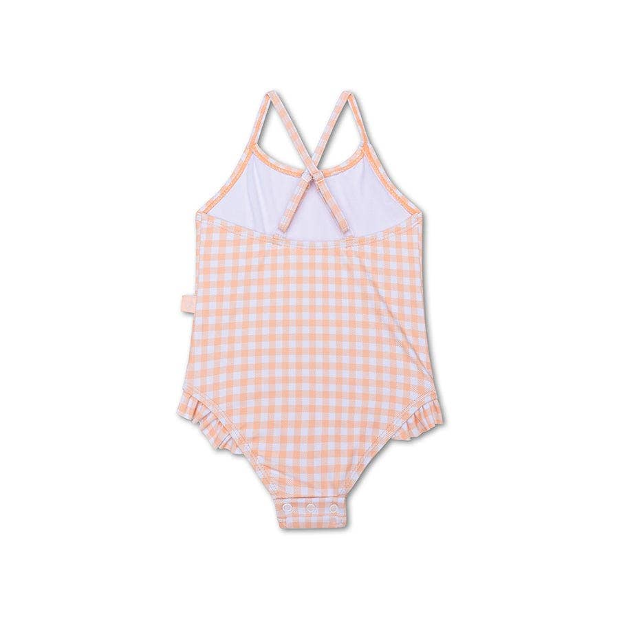 Apricot Vichy Girls Swimsuit