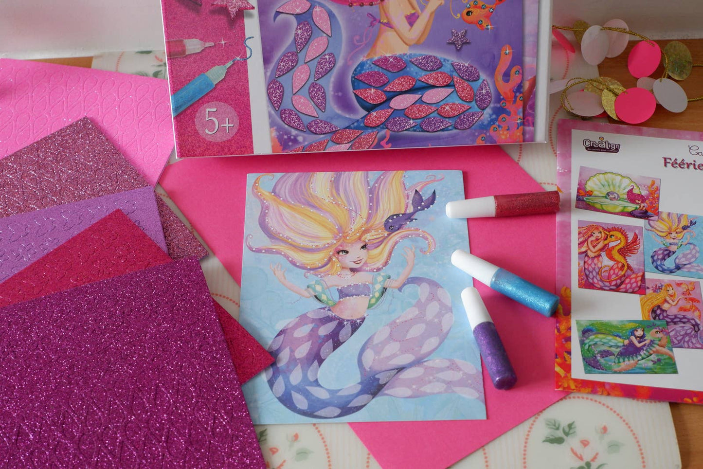 'Sparkling Mermaids' Card Kit