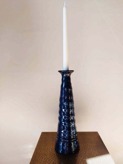 Large Ceramic Candle - Blue