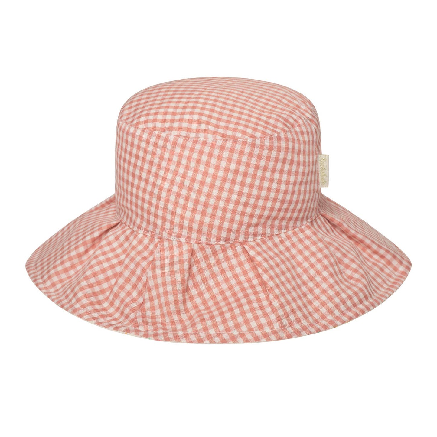 Tiny Blossom Pleated Reversible Sun Hat