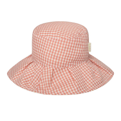 Tiny Blossom Pleated Reversible Sun Hat