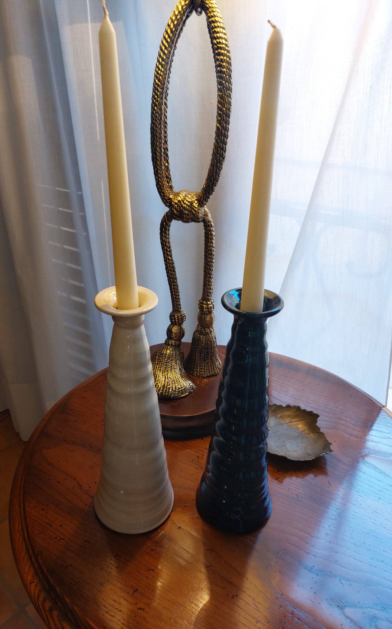 Large Ceramic Candle - Blue
