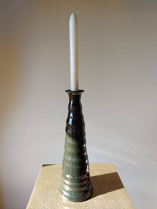 Large Ceramic Candle - Green