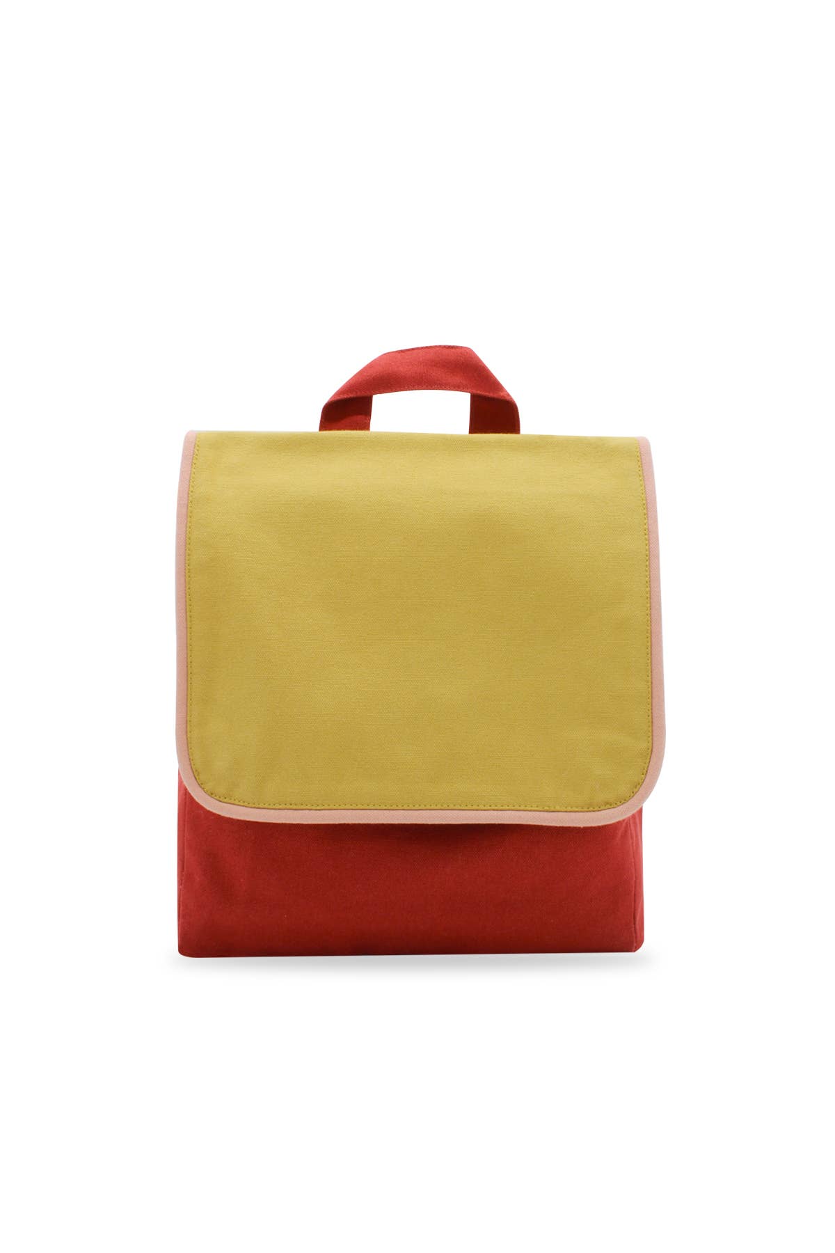Children's Backpack - Yellow/Brick