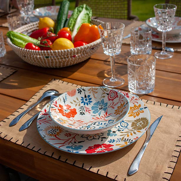 Set of 4 Beige Linen Placemats