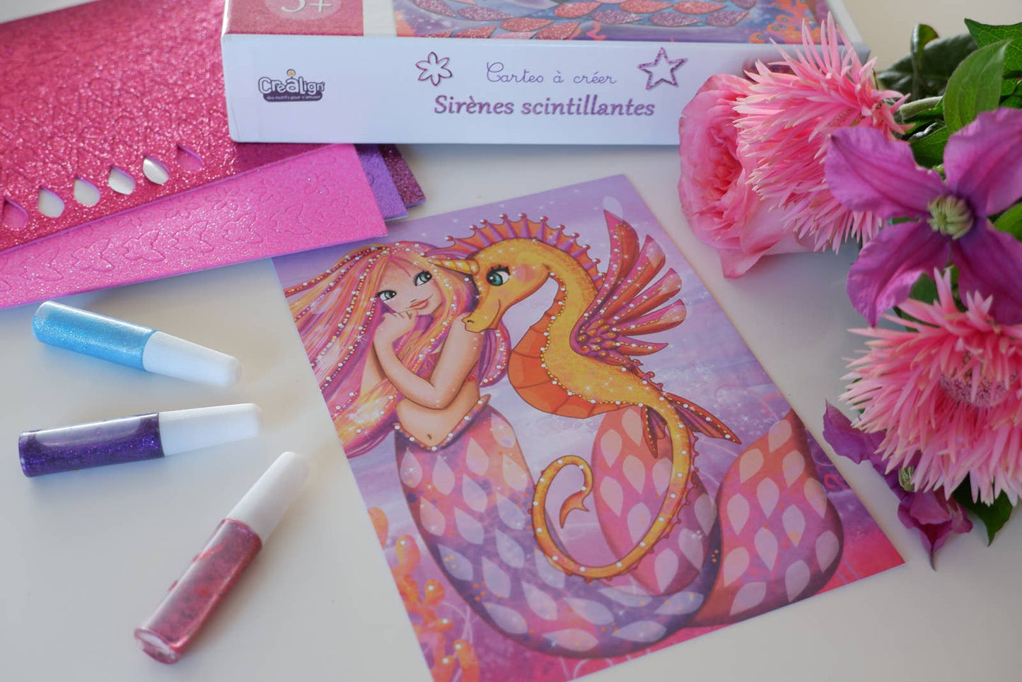 'Sparkling Mermaids' Card Kit