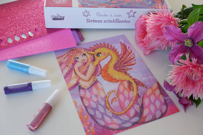 'Sparkling Mermaids' Card Kit