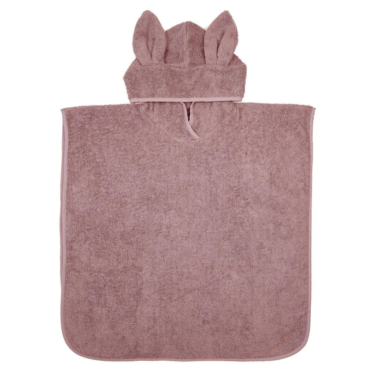 Rabbit Bath Poncho: Pale Mauve