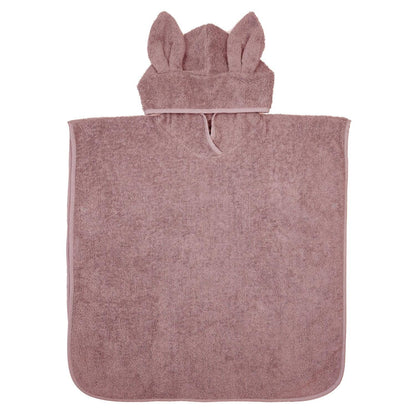 Rabbit Bath Poncho: Pale Mauve