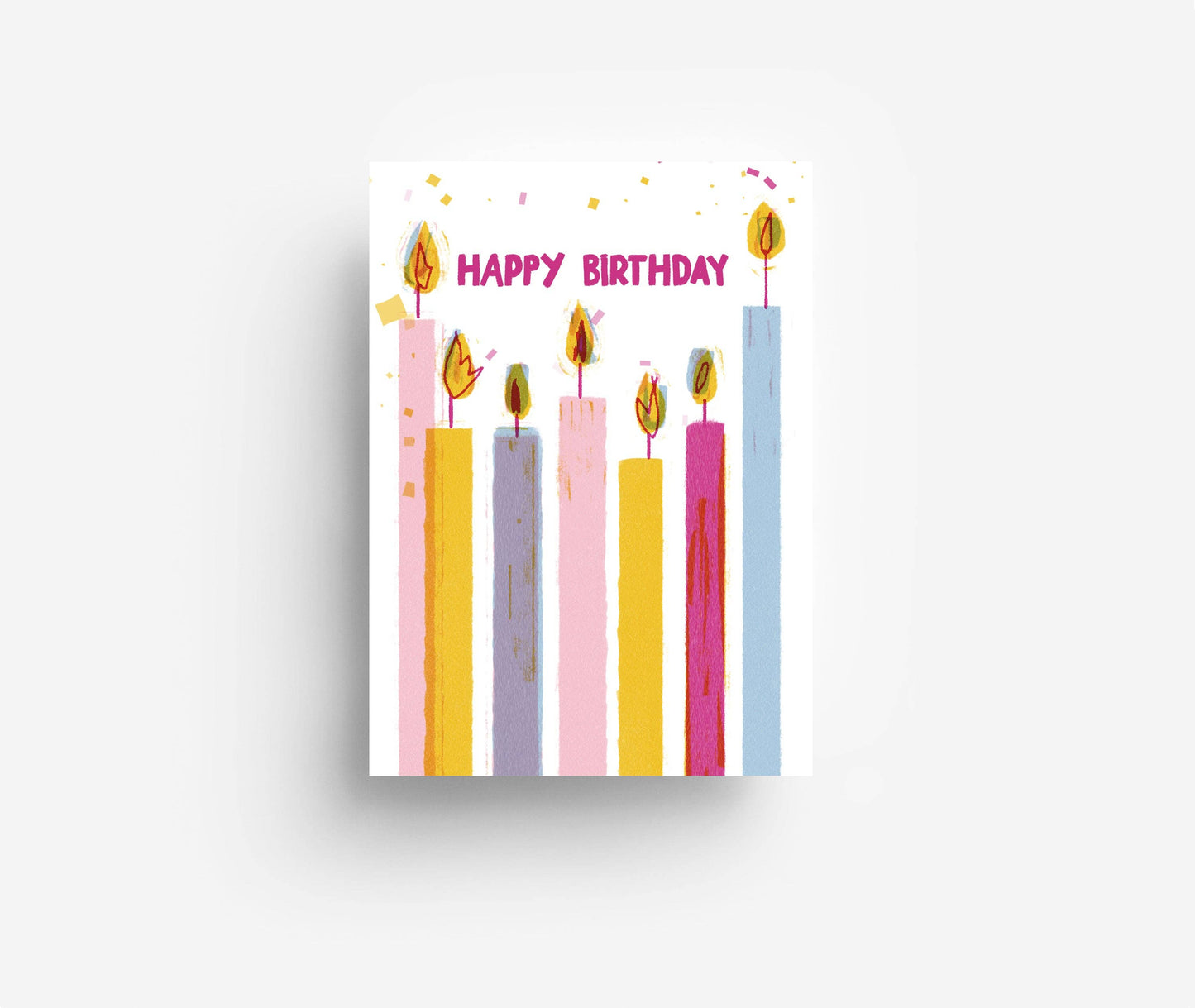 Birthday Candles Postcard