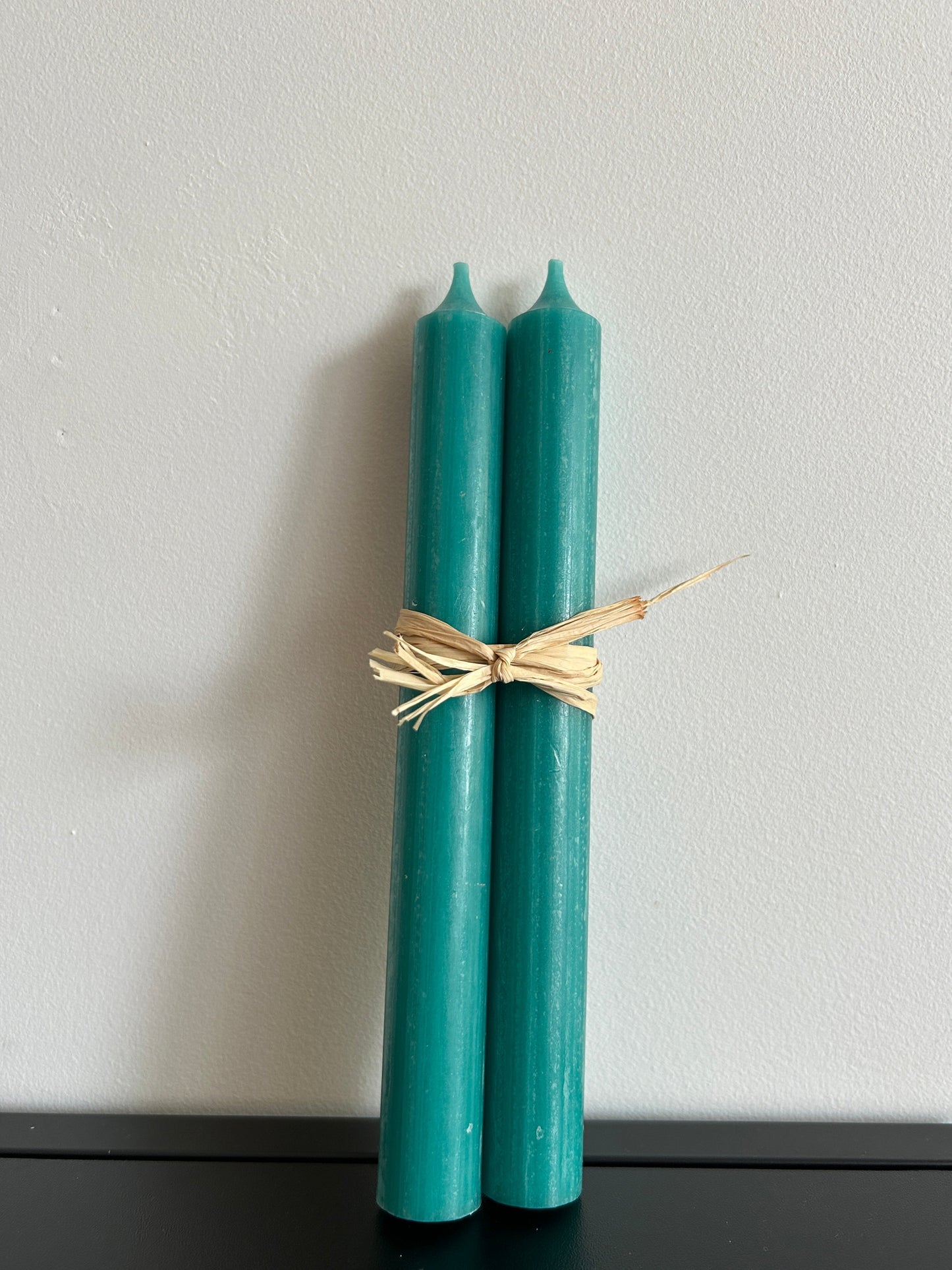 Dinner Candle Set: Turquoise