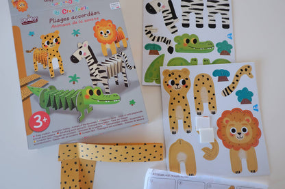 'Savannah Animals' Accordion Kit