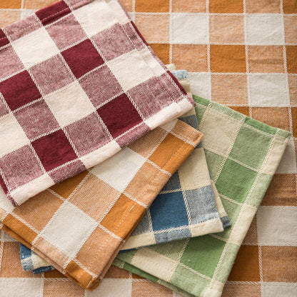 Woven Cocktail Napkin Set: Ocean Blue