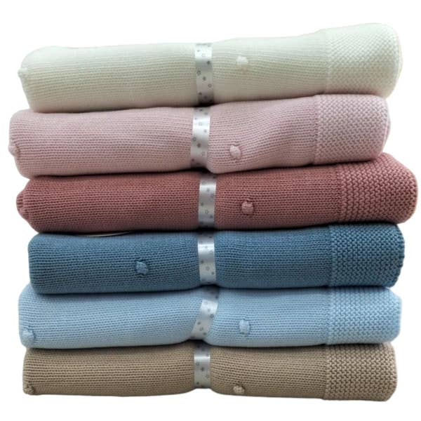 Baby Blanket: Cobalt Blue