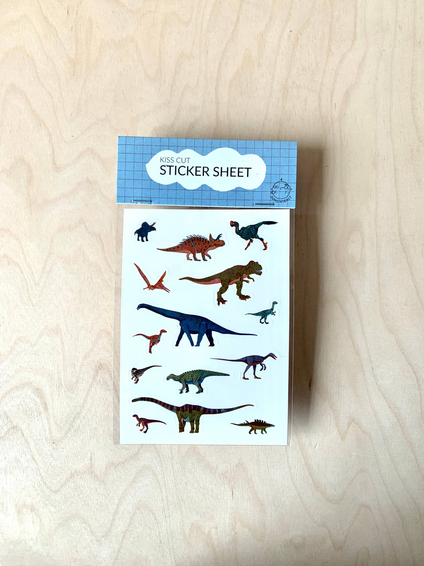 Dinosaur Sticker Sheet