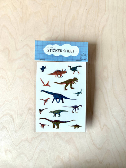 Dinosaur Sticker Sheet