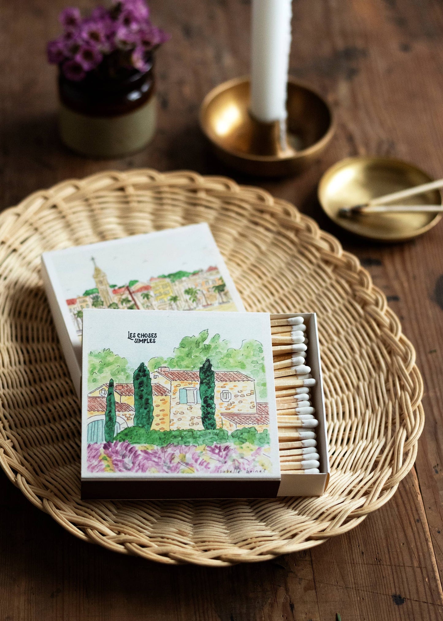 Long Candle Matches - Lavender Fields