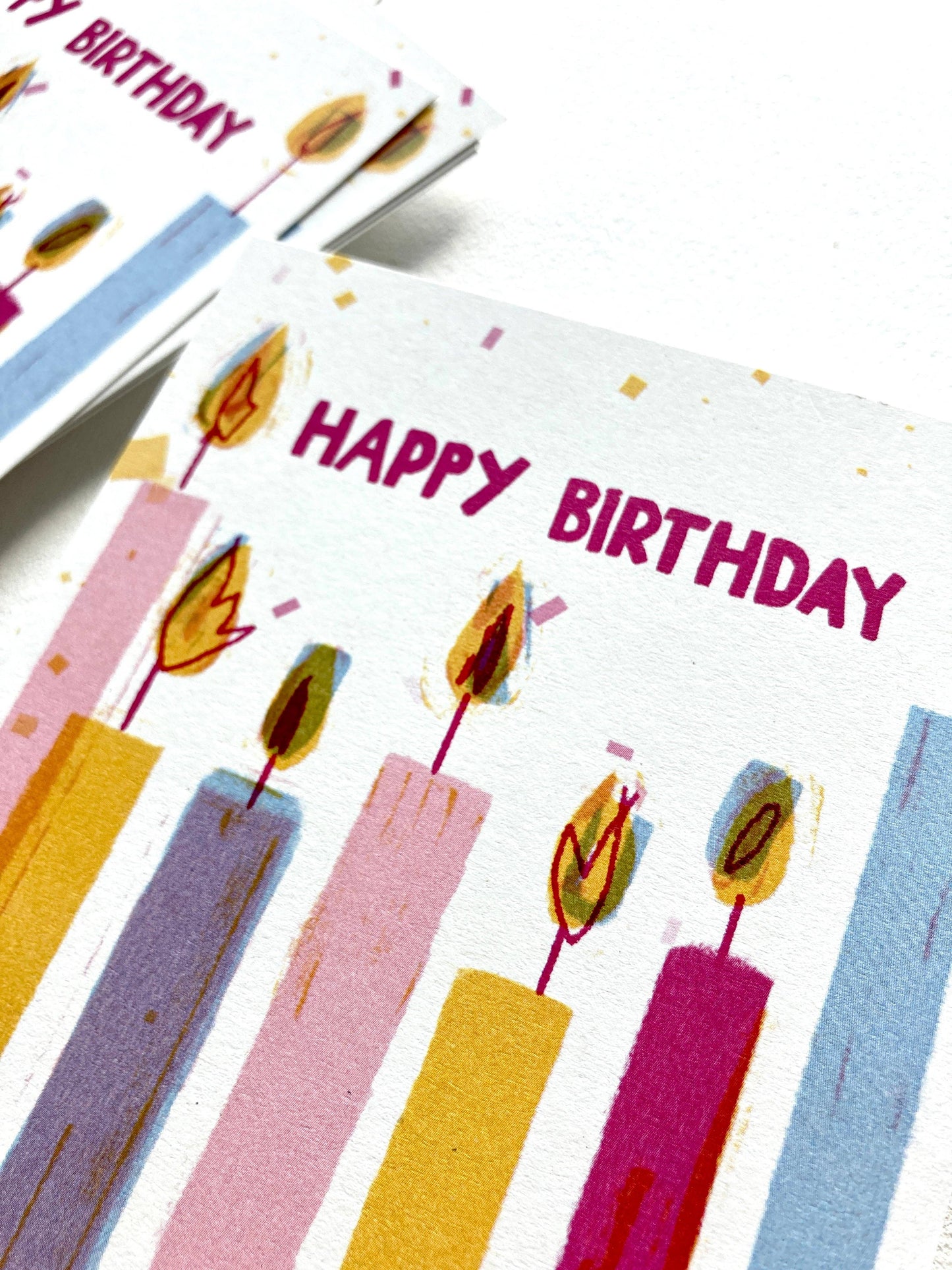 Birthday Candles Postcard