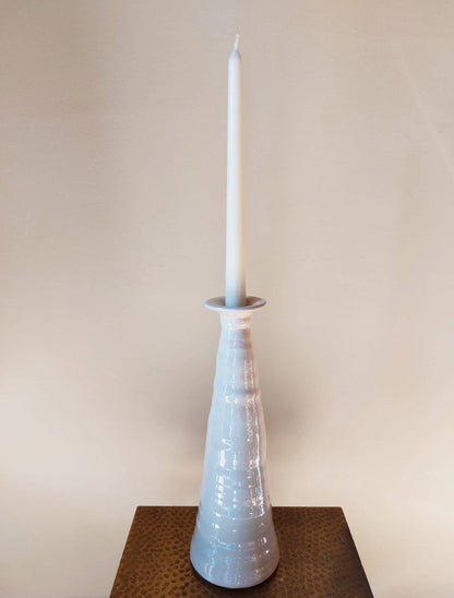 Large Ceramic Candle - White
