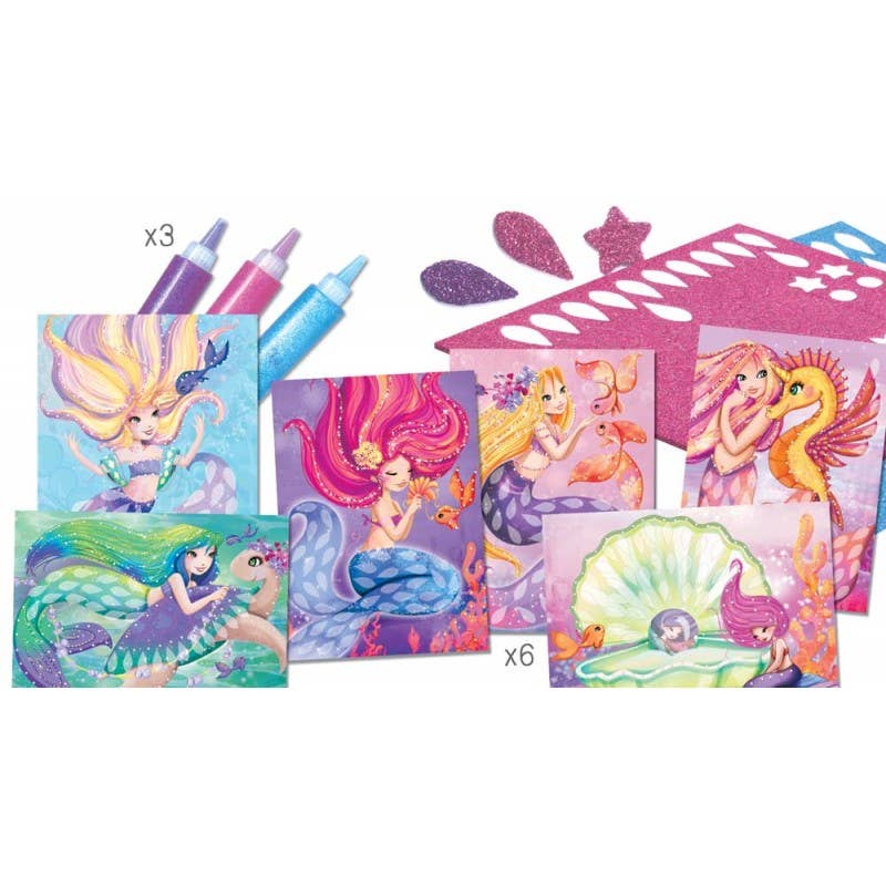 'Sparkling Mermaids' Card Kit