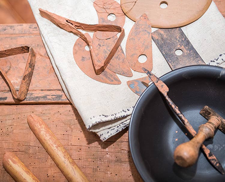 Large Ceramic Candle - Green