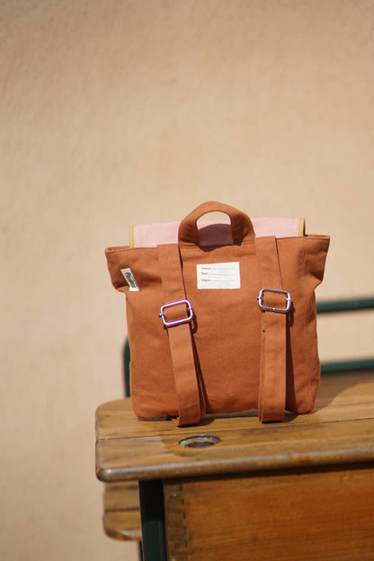 Children's Backpack - Pink/Ocre