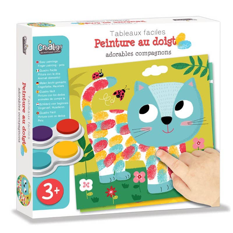 'Adorable Companions' Finger Painting Kit