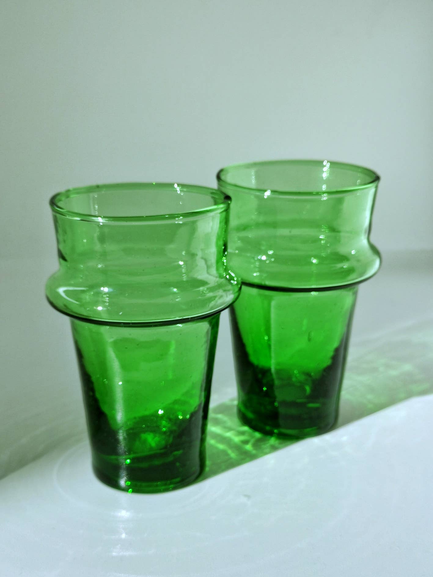 Moroccan Green Beldi Glass