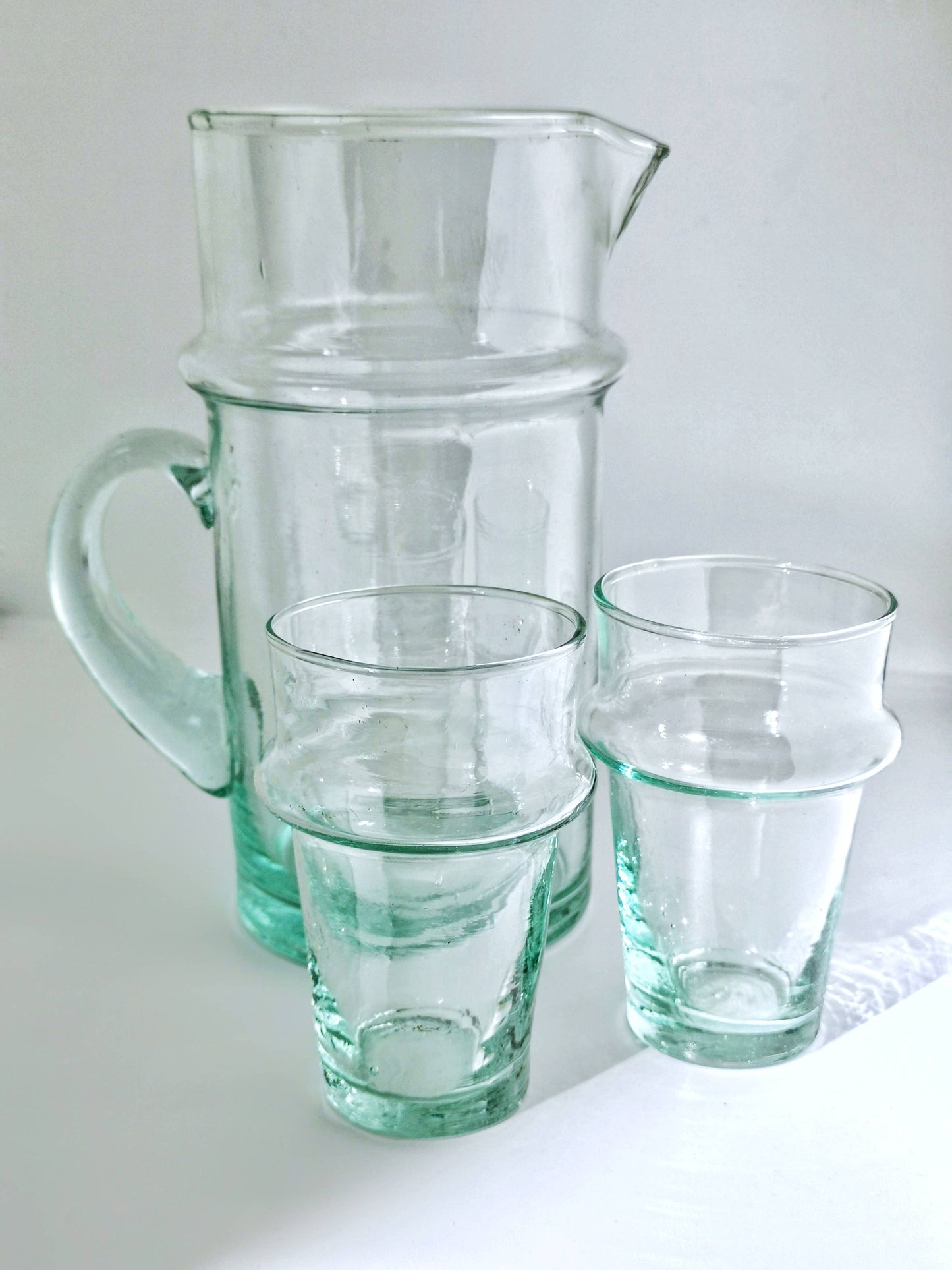 Transparent Moroccan Beldi glass