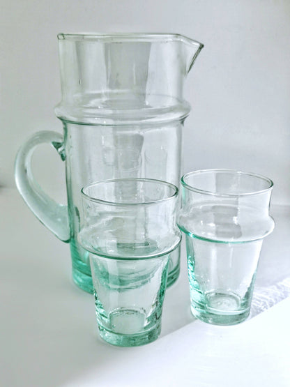 Transparent Moroccan Beldi glass