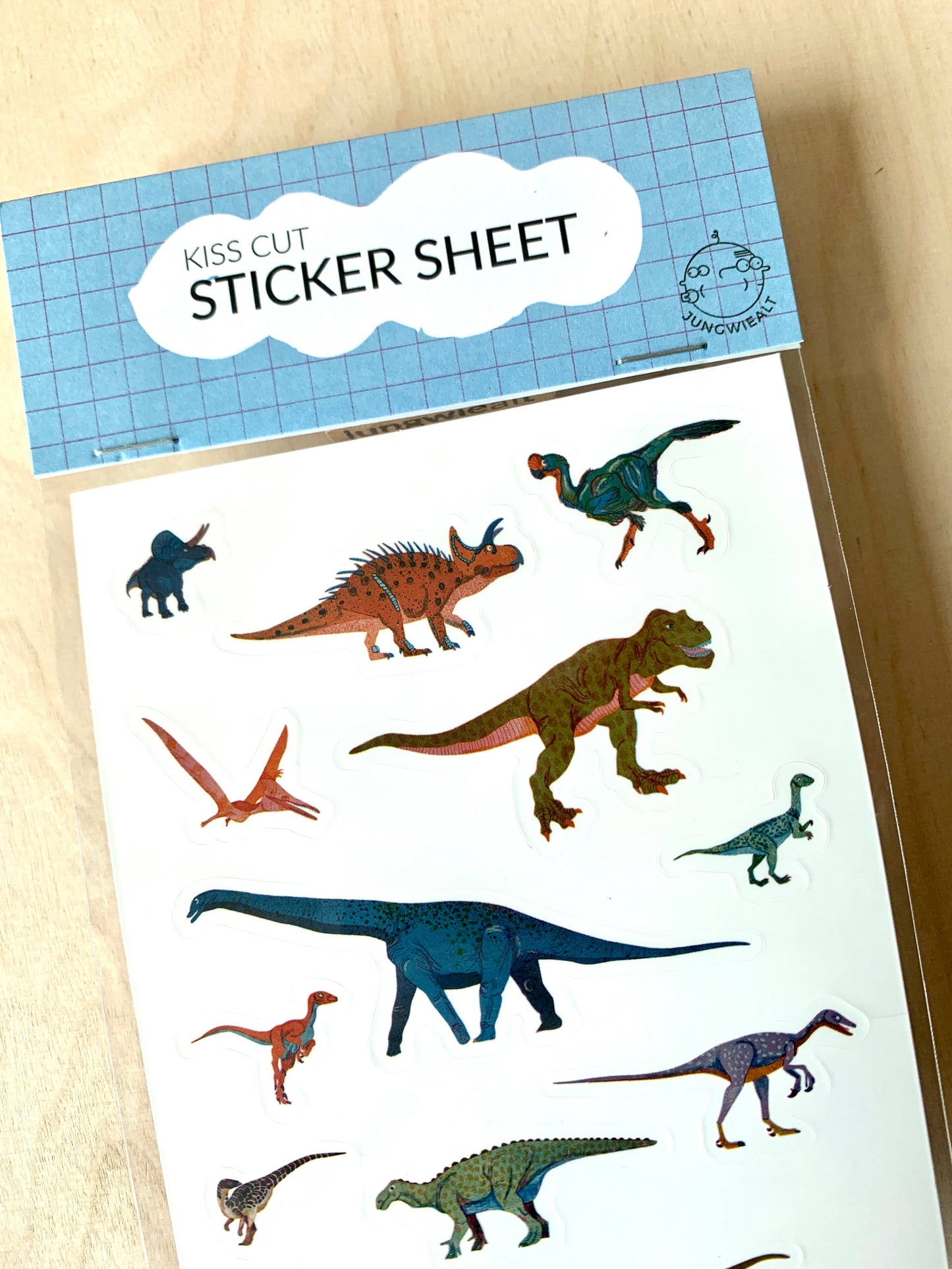 Dinosaur Sticker Sheet