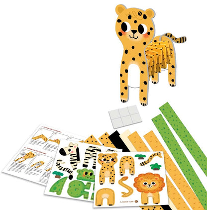 'Savannah Animals' Accordion Kit